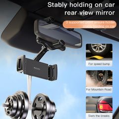Yesido C196 Car Rearview Mirror Using Phone Holder, C196
