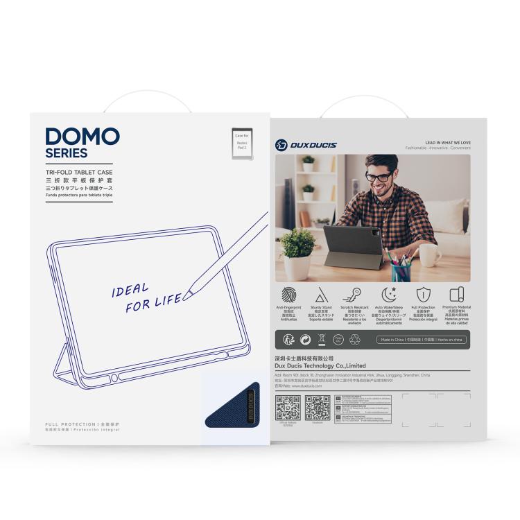 DUX DUCIS Domo Series Magnetic Flip Leather Tablet Case, For Xiaomi Redmi Pad 2, For Xiaomi Redmi Pad SE, For Xiaomi Pad 6 Pro / Pad 6