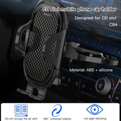 Yesido C84 360 Degree Rotating CD Port Car Phone Holder, C84