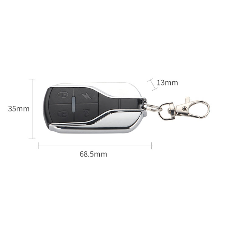 2pcs For Maserati Four-button Anti-theft Alarm Wireless Key Remote Control, 315MHz Copy Code, 433MHz Copy Code