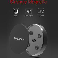 Yesido C38 Car Round Plate Magnetic Phone Holder, C38