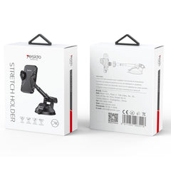Yesido C40 Car Foldable 360 Degree Rotation Automatic Clip Phone Holder, C40