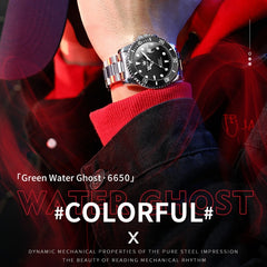 OLEVS 6650 Men Luminous Waterproof Mechanical Watch