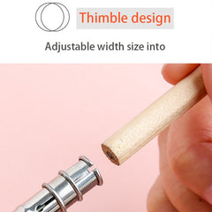 Adjustable Wooden Double Ended Pencil Extender To Lengthen The Pen Barrel