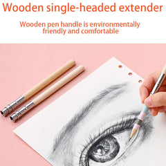 Adjustable Wooden Double Ended Pencil Extender To Lengthen The Pen Barrel