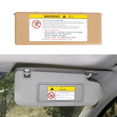 For Buick / Chevrolet Left-hand Drive Car Sun Visor Makeup Mirror 23196443, For Buick (Black), For Buick (Cream), For Buick (Grey), For Buick (Dark Beige), For Buick (Light Beige)