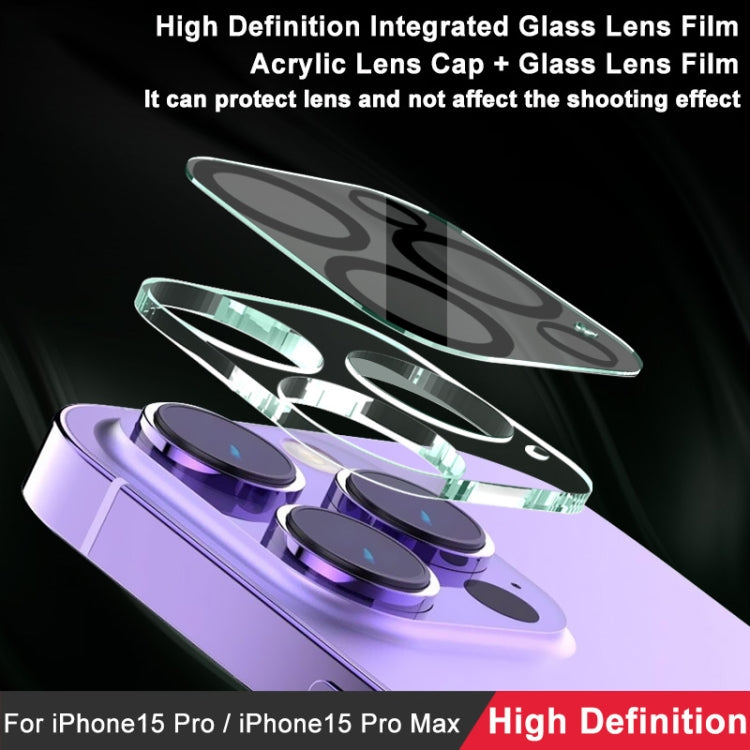 imak High Definition Integrated Glass Lens Film, For iPhone 15 Pro / 15 Pro Max, For iPhone 15 / 15 Plus