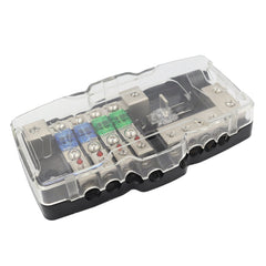 CP-0721 Orvac 0-4 GA 4 Circuit HD Fuse Power Distribution Block Ground Buss with LED Indicator, CP-0721