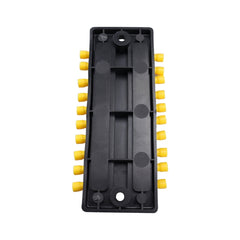 CP-4051 100A 48V RV Yacht Modified Double Row 10-way Busbar with 20pcs Terminals, CP-4051