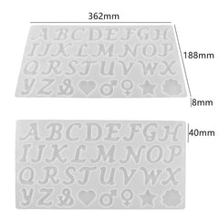 DIY Crystal Resin Epoxy Keychain Silicone Mirror Mold