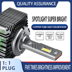P15 1 Pair D2S / D2R DC10-32V / 35W / 6000K / 4000LM IP68 Waterproof Car LED Headlight, D2S / D2R