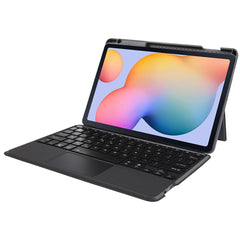 T610B-AS Pivot Backlight Upper Pen Tray Bluetooth Keyboard Leather Case For Samsung Galaxy Tab S6 Lite 10.4 P610/615, For Samsung Galaxy Tab S6 Lite 10.4 P610/615