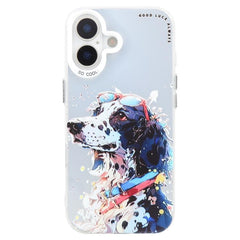 Animal Pattern Oil Painting Series PC + TPU Phone Case, For iPhone 16