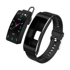 K13S 1.14 inch TFT Screen Silicone Strap Smart Calling Bracelet Supports Sleep Management/Blood Oxygen Monitoring, Silicone Strap
