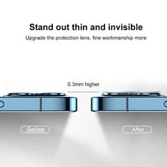 Screen Printing Tempered Glass Back Camera Film, For iPhone 15 Pro Max, For iPhone 15 Pro, For iPhone 15 Plus, For iPhone 15