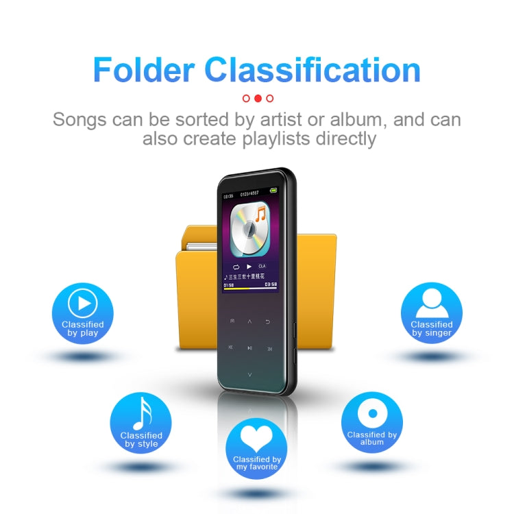 M15 Multi-function Smart Voice Recorder MP3 Hifi Sound Music Player Walkman, Bluetooth Version, 4GB, 8GB, 16GB, 32GB