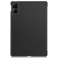 Custer Pure Color 3-Fold Holder Leather Tablet Case, For Xiaomi Redmi Pad SE
