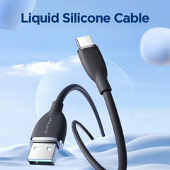 JOYROOM SA29-AC3 3A USB to USB-C/Type-C Liquid Silicone Fast Charging Data Cable, Length: 1.2m, USB to Type-C (1.2m)
