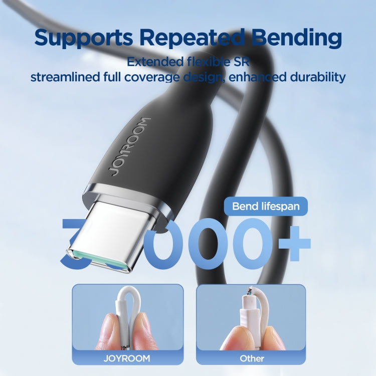 JOYROOM SA29-AC3 3A USB to USB-C/Type-C Liquid Silicone Fast Charging Data Cable, Length: 1.2m, USB to Type-C (1.2m)