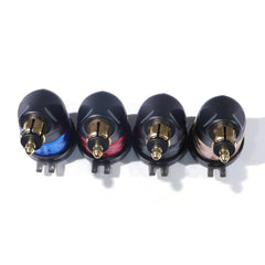 German EU Plug Special Motorcycle Elbow Charger Dual USB Voltmeter 4.2A Charger, Black, Blue, Gold