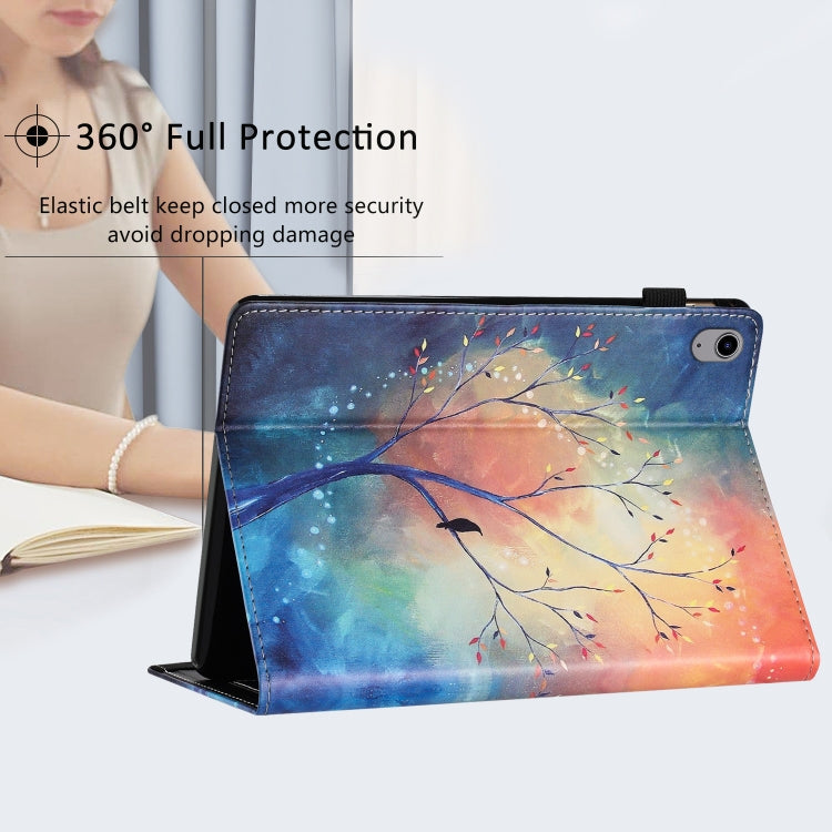 Sewing Litchi Texture Smart Leather Tablet Case, For iPad mini 2021 2024 / mini 6