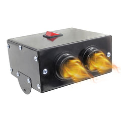 Car 500W High-power Electric Heater Defroster, 12V 2-hole, 24V 2-hole, 12V 4-hole, 24V 4-hole, 12V Classic 2-hole 600W