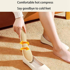 1 Pair Heated Walking Insoles Foot Warmer Patch, Female 36-39, Male 40-43