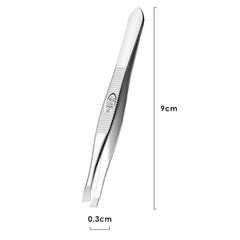 Eyebrow Clip Stainless Steel Tweezers Multifunctional Bevel Eyebrow Clip