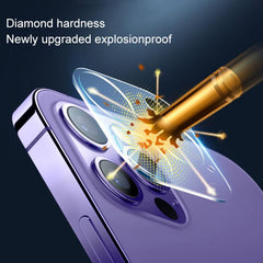 Tempered Glass Back Camera Film, For iPhone 17 / 16 / 16 Plus, For iPhone 16 Pro Max / 16 Pro, For iPhone 15 Pro / 15 Pro Max, For iPhone 15 / 15 Plus