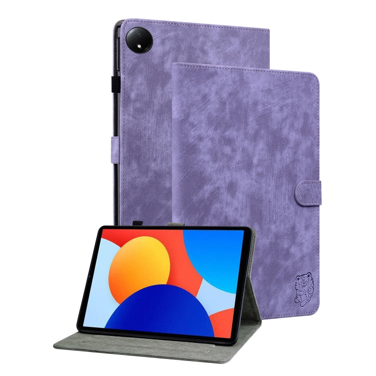 Tiger Pattern Flip Leather Tablet Case, For Xiaomi Pad 7 / Pad 7 Pro, For Xiaomi Redmi Pad SE 8.7