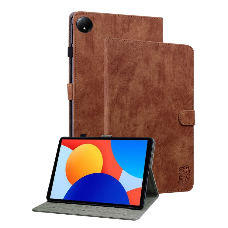 Tiger Pattern Flip Leather Tablet Case, For Xiaomi Pad 7 / Pad 7 Pro, For Xiaomi Redmi Pad SE 8.7
