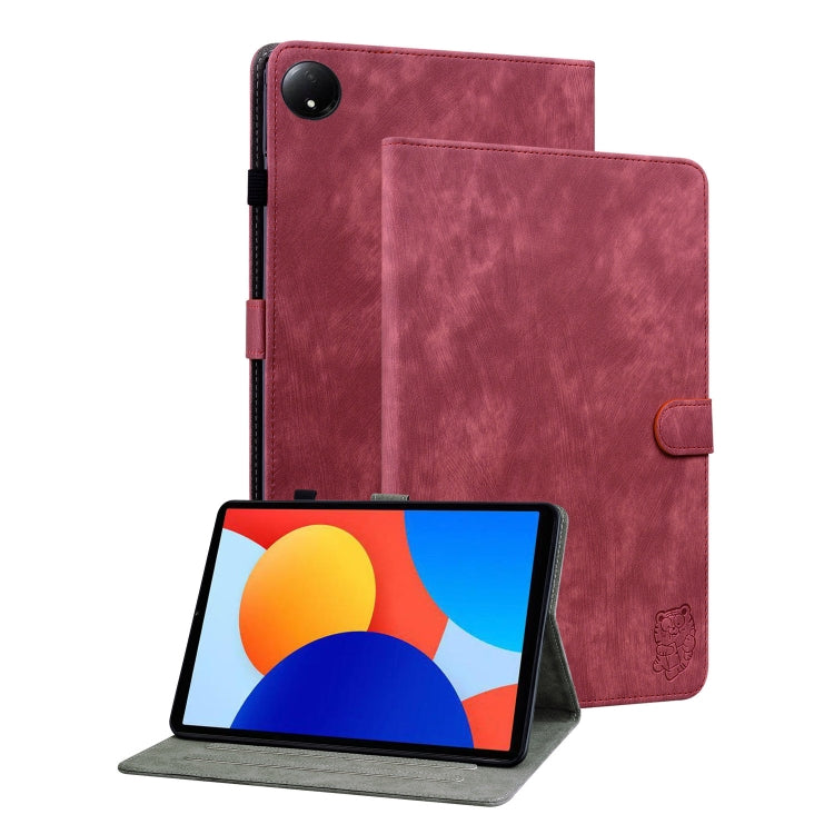 Tiger Pattern Flip Leather Tablet Case, For Xiaomi Pad 7 / Pad 7 Pro, For Xiaomi Redmi Pad SE 8.7