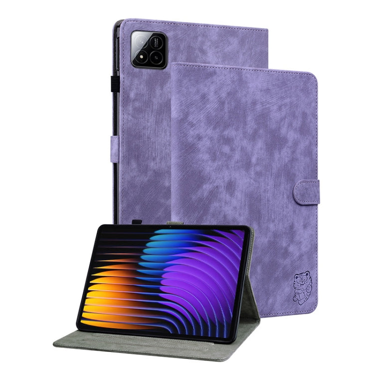 Tiger Pattern Flip Leather Tablet Case, For Xiaomi Pad 7 / Pad 7 Pro, For Xiaomi Redmi Pad SE 8.7