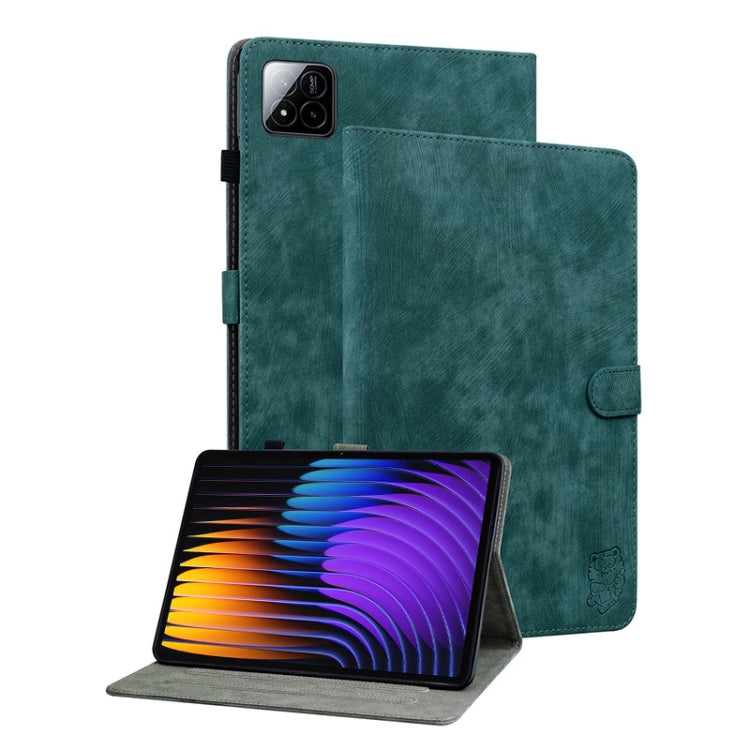Tiger Pattern Flip Leather Tablet Case, For Xiaomi Pad 7 / Pad 7 Pro, For Xiaomi Redmi Pad SE 8.7