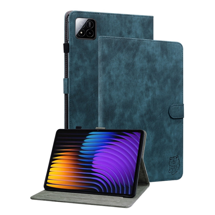 Tiger Pattern Flip Leather Tablet Case, For Xiaomi Pad 7 / Pad 7 Pro, For Xiaomi Redmi Pad SE 8.7