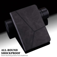 Solid Color Stripe Embossed Leather Tablet Case, For Xiaomi Poco Pad 12.1, For Xiaomi Redmi Pad Pro 12.1, For Xiaomi Redmi Pad SE 8.7