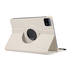 360 Degree Rotation Litchi Texture Leather Tablet Case, For Xiaomi Pad 7 Pro / Pad 7