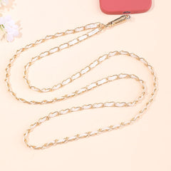 Metal Chain Crossbody Chain Phone Lanyard with Clip,Length: 1.25m, K1646-7mm, K1647-7mm, K1648-8mm, K1649-8mm, K1650-9mm, K1651-9mm, K1652-12mm, K1653-7.5mm, K1654-4.2mm, K1655-4.2mm, K1656-11mm, K1657-6mm, K1658-6mm, K1659-4mm, K1660-6mm, K1661-10mm