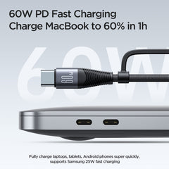 JOYROOM SA37-2T2 60W Multi-Function Series 4 in 1 Fast Charging Data Cable, SA37-2T2