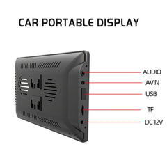 X70-1 Car 7 inch IPS Portable Smart Screen Wireless Screen Projection Carplay Android Auto, without Reversing Camera