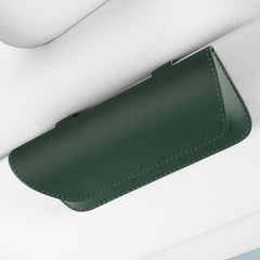 3064 Napa Texture Leather Car Glasses Storage Bag, 3064 (Olive Green), 3064 (Black), 3064 (Grey), 3064 (Brown)