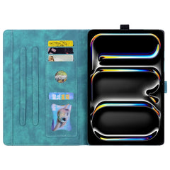 Cartoon Sakura Cat Embossed Smart Leather Tablet Case, For iPad Pro 13 2025 / 2024, For iPad Pro 11 2025 / 2024, For iPad mini 6 / mini 2024