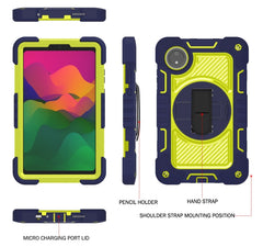 360 Degree Rotation PC Contrast Silicone Tablet Case, For Redmi Pad SE 8.7 4G, For Xiaomi Redmi Pad SE