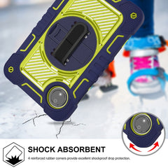 360 Degree Rotation PC Contrast Silicone Tablet Case, For Redmi Pad SE 8.7 4G, For Xiaomi Redmi Pad SE