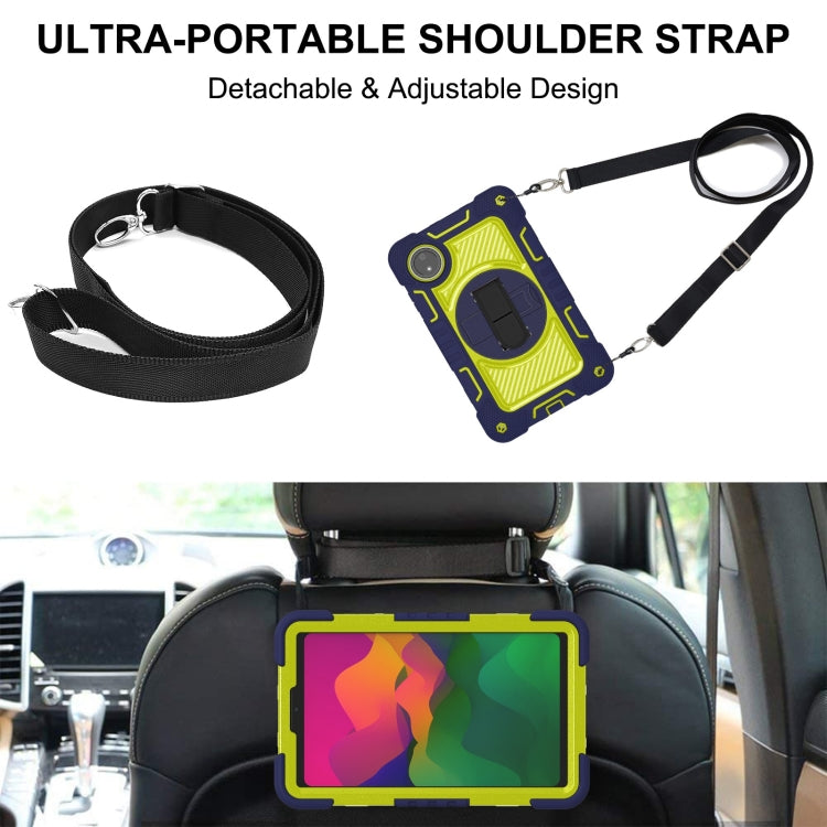 360 Degree Rotation PC Contrast Silicone Tablet Case, For Redmi Pad SE 8.7 4G, For Xiaomi Redmi Pad SE