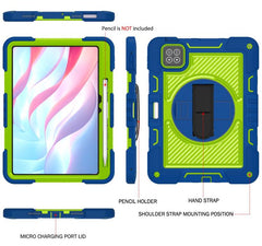 360 Degree Rotation PC Contrast Silicone Tablet Case, For Xiaomi Pad 7 / 7 Pro, For Redmi Pad SE 8.7 4G