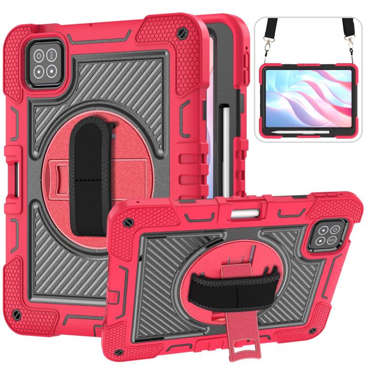 360 Degree Rotation PC Contrast Silicone Tablet Case, For Xiaomi Redmi Pad 2, For Xiaomi Pad 7 / 7 Pro