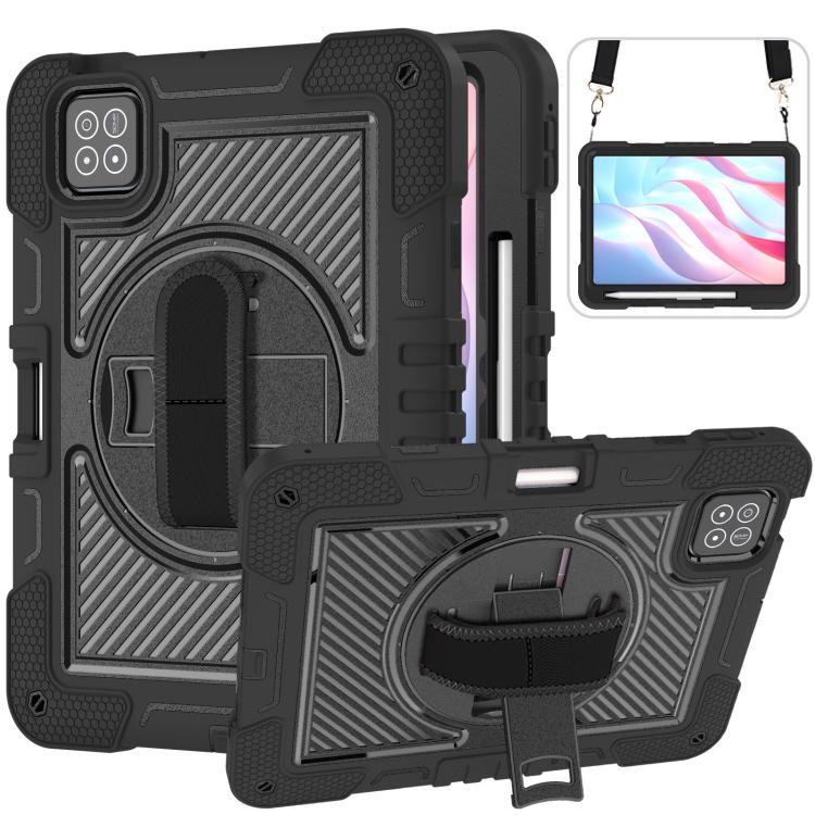 360 Degree Rotation PC Contrast Silicone Tablet Case, For Xiaomi Redmi Pad 2, For Xiaomi Pad 7 / 7 Pro
