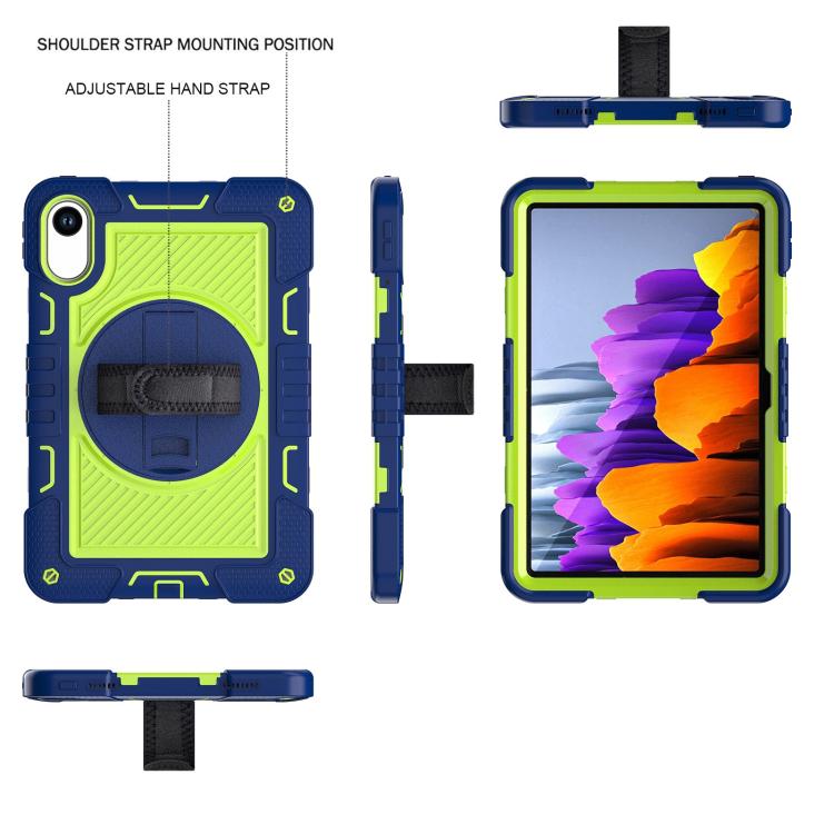 360 Degree Rotation PC Contrast Silicone Tablet Case, For Xiaomi Redmi Pad 2, For Xiaomi Pad 7 / 7 Pro