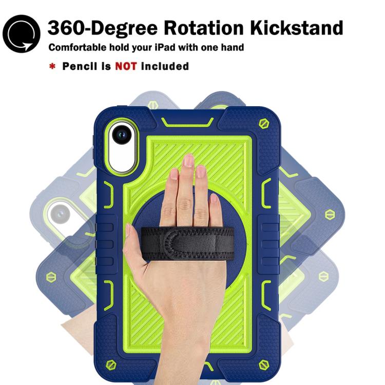 360 Degree Rotation PC Contrast Silicone Tablet Case, For Xiaomi Redmi Pad 2, For Xiaomi Pad 7 / 7 Pro